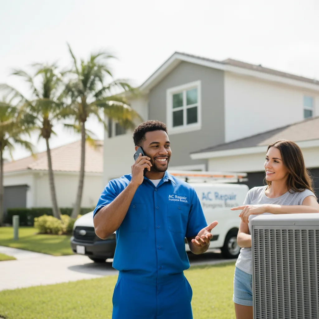 AC Repair Pompano Beach customer support in Mediapolis
